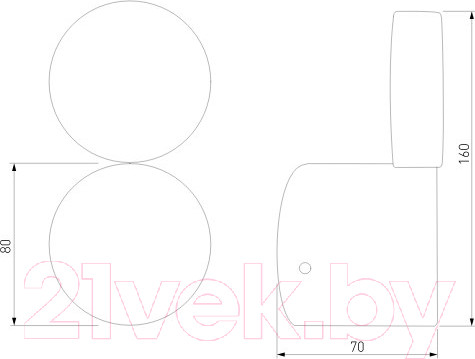 Изображение товара Бра Elektrostandard Brioni 40131/LED (черный)