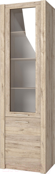 Изображение товара Шкаф-пенал с витриной MySTAR Вирджиния 100.1779 (бонифаций)