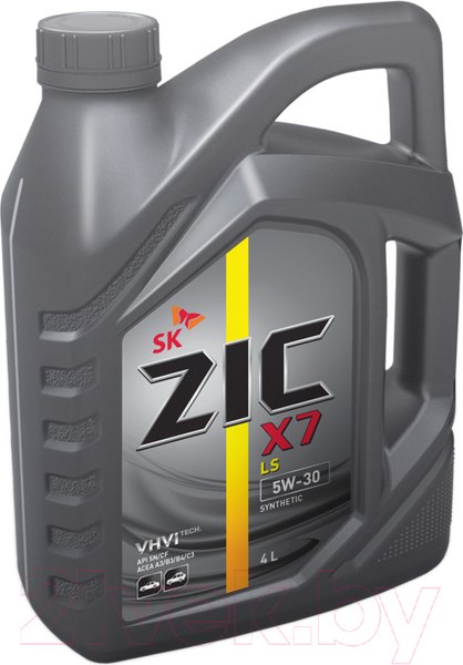 Изображение товара Моторное масло ZIC X7 LS 5W30 / 162619 (4л)