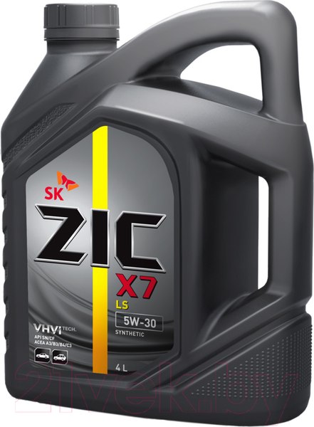 Изображение товара Моторное масло ZIC X7 LS 5W30 / 162619 (4л)