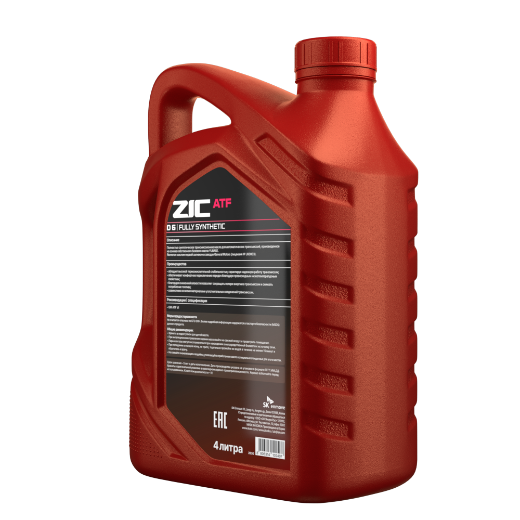 Изображение товара Трансмиссионное масло ZIC ATF Dexron 6 / 162630 (4л)