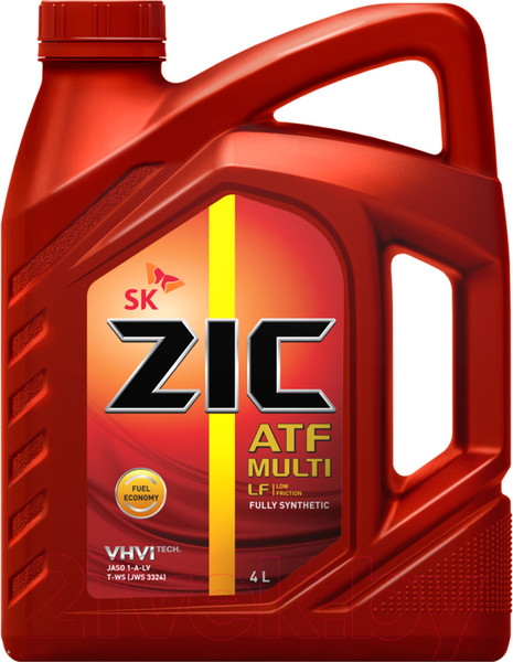 Изображение товара Трансмиссионное масло ZIC ATF Multi HT / 162664 (4л)