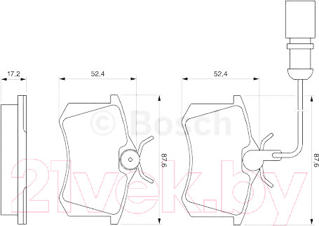 Изображение товара Тормозные колодки Bosch 0986424559