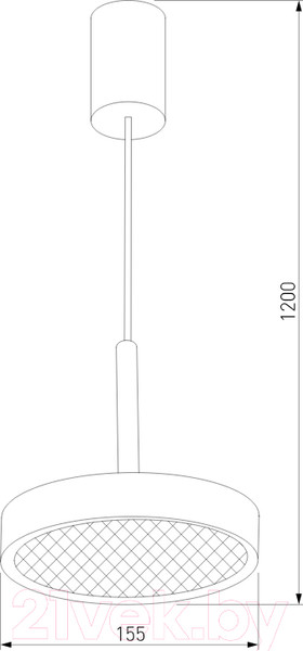 Изображение товара Потолочный светильник Elektrostandard Plate 50260 LED (черный)