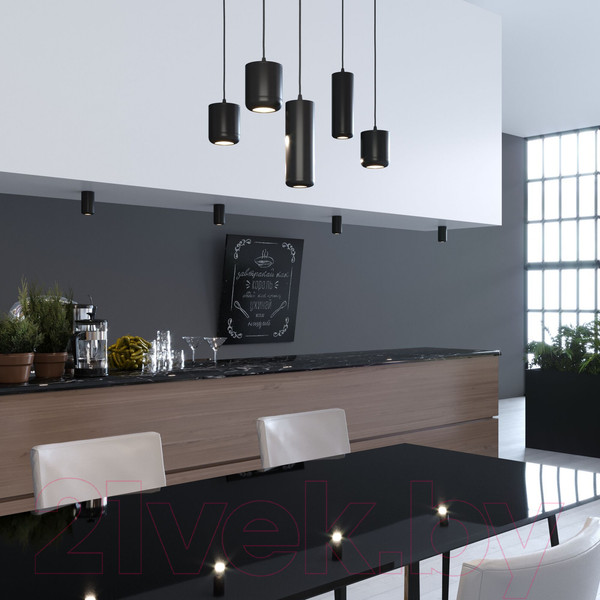 Изображение товара Потолочный светильник Elektrostandard Onde 15W 4000K 50249 LED (черный)