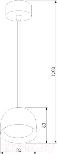Изображение товара Потолочный светильник Elektrostandard Uno 50261 LED (белый)