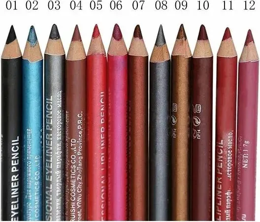 Изображение товара Карандаш для глаз Farres W207-008 с точилкой тон frost black (1.7г)