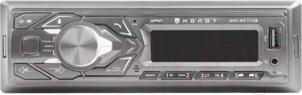 Изображение товара Автомагнитола Урал Молот АРС-МТ 111С