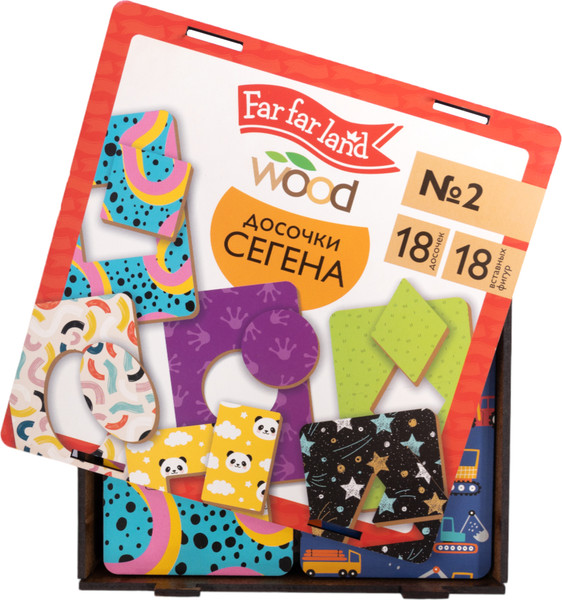 Изображение товара Развивающая игра Десятое королевство Лото Досочки Сегена № 2 Far Far Land Wood / 04836