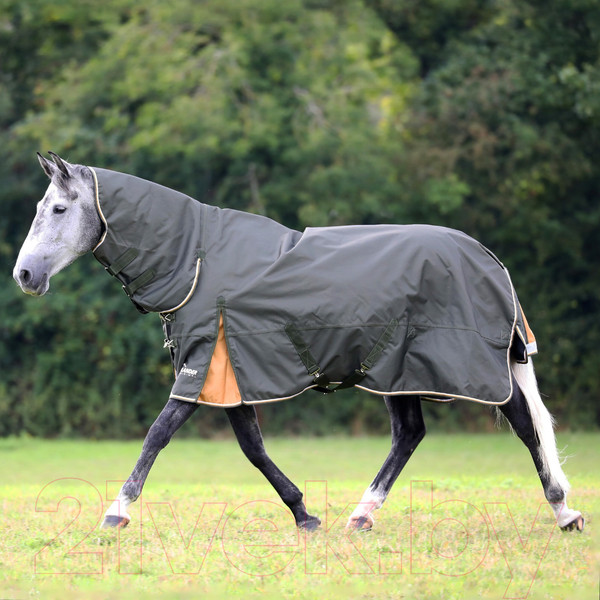 Изображение товара Попона для лошади Highlander Highlander Plus Lite / 9757/GREEN/72 (с капором, зеленый)