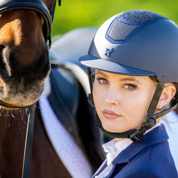 Изображение товара Шлем для верховой езды Karben Valentina / 6514/NAVY/56/58 (синий)