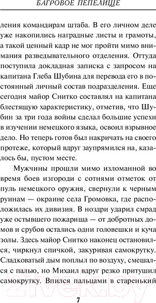 Изображение товара Книга Эксмо Багровое пепелище / 9785041938369 (Тамоников А.А.)