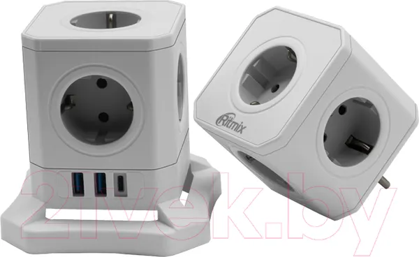 Изображение товара Сетевой фильтр Ritmix RM-292C (белый)