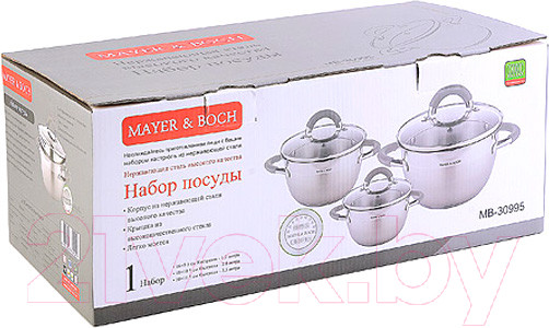 Изображение товара Набор кастрюль Mayer&Boch 30995