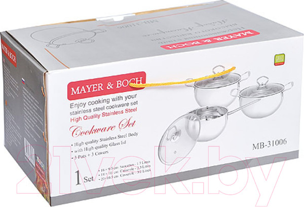 Изображение товара Набор кастрюль Mayer&Boch 31006