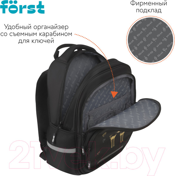 Изображение товара Школьный рюкзак Forst F-Comfy. Best friends / FT-RS-092403