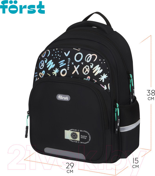 Изображение товара Школьный рюкзак Forst F-Comfy. Positive energy / FT-RS-092401