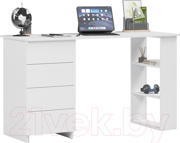 Изображение товара Письменный стол Soma СП-1 130x50 (белый)