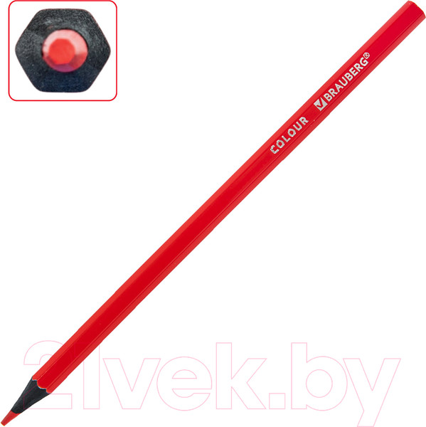 Изображение товара Набор цветных карандашей Brauberg 181856 (12цв)