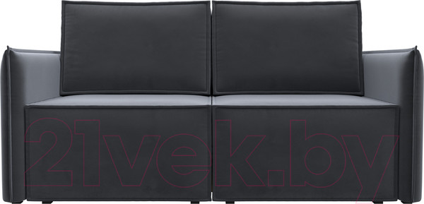 Изображение товара Диван Лига Диванов Либерти мини / 121898 (велюр серый)