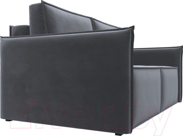 Изображение товара Диван Лига Диванов Либерти мини / 121898 (велюр серый)