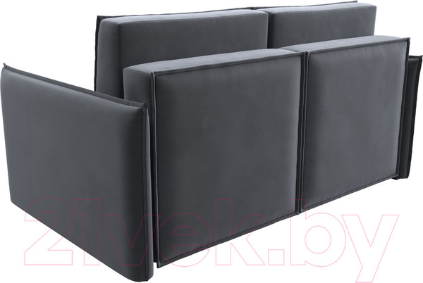 Изображение товара Диван Лига Диванов Либерти мини / 121898 (велюр серый)