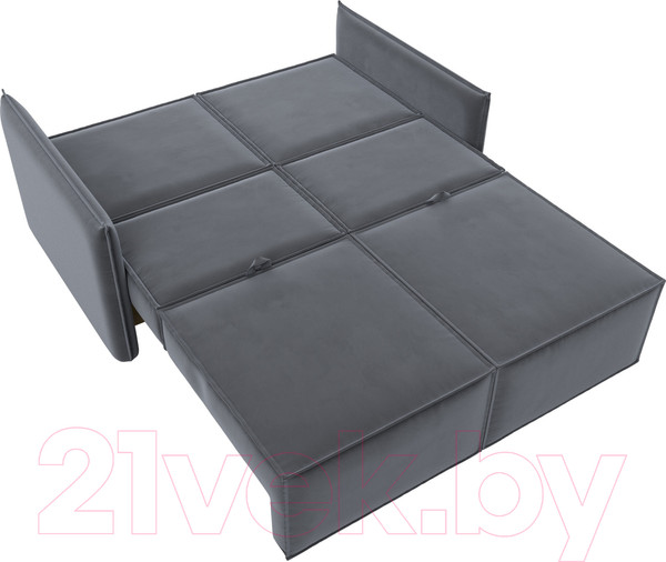 Изображение товара Диван Лига Диванов Либерти мини / 121898 (велюр серый)