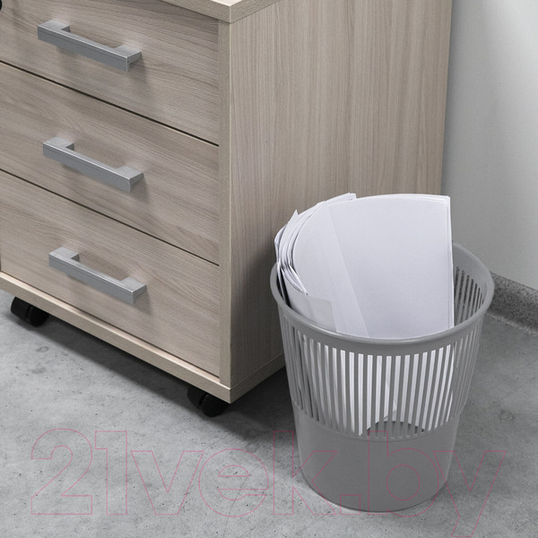 Изображение товара Корзина для бумаг Brauberg 237002 (серый)