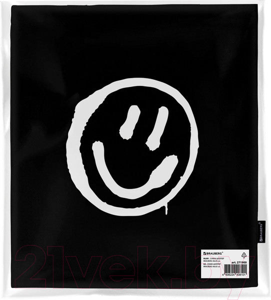 Изображение товара Сумка-шоппер Brauberg Smiley / 271900 (черный)