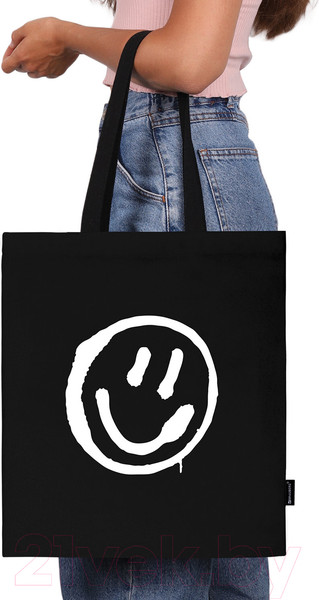 Изображение товара Сумка-шоппер Brauberg Smiley / 271900 (черный)