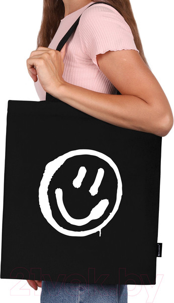 Изображение товара Сумка-шоппер Brauberg Smiley / 271900 (черный)