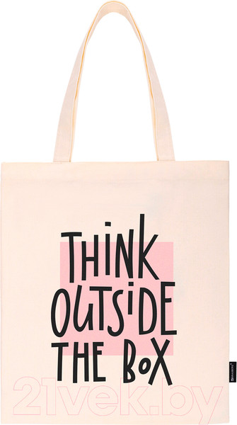 Изображение товара Сумка-шоппер Brauberg Think outside the box / 271898 (бежевый)