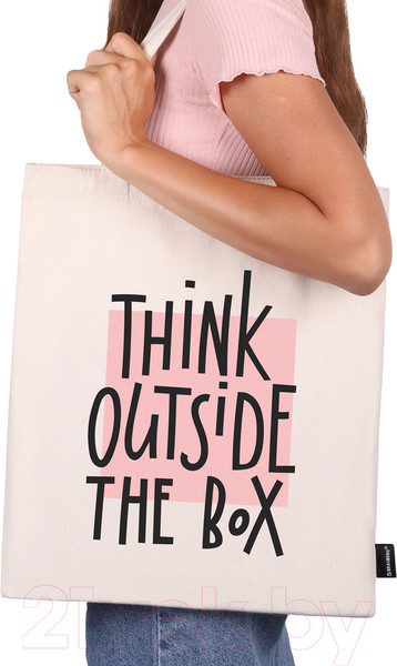 Изображение товара Сумка-шоппер Brauberg Think outside the box / 271898 (бежевый)