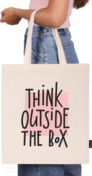 Изображение товара Сумка-шоппер Brauberg Think outside the box / 271898 (бежевый)