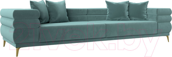 Изображение товара Диван Лига Диванов Лига-021 / 119115 (велюр бирюзовый)