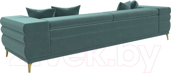 Изображение товара Диван Лига Диванов Лига-021 / 119115 (велюр бирюзовый)