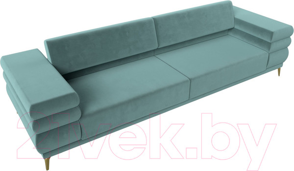 Изображение товара Диван Лига Диванов Лига-021 / 119115 (велюр бирюзовый)