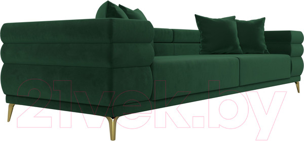 Изображение товара Диван Лига Диванов Лига-021 / 119117 (велюр зеленый)