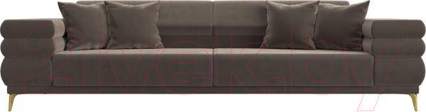 Изображение товара Диван Лига Диванов Лига-021 / 119118 (велюр коричневый)