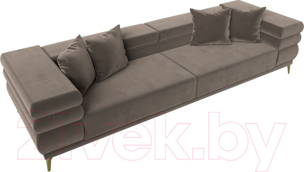 Изображение товара Диван Лига Диванов Лига-021 / 119118 (велюр коричневый)