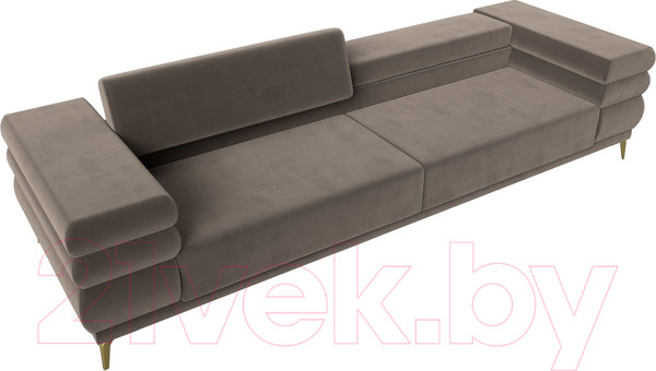 Изображение товара Диван Лига Диванов Лига-021 / 119118 (велюр коричневый)