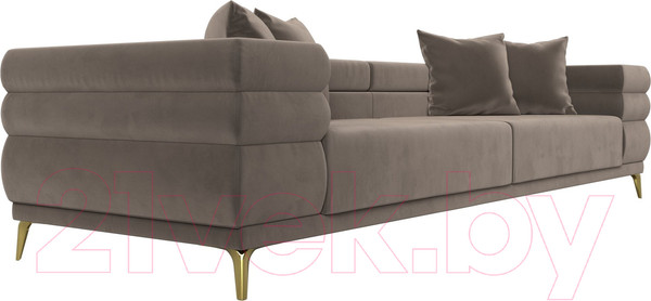 Изображение товара Диван Лига Диванов Лига-021 / 119118 (велюр коричневый)
