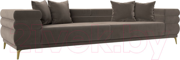 Изображение товара Диван Лига Диванов Лига-021 / 119118 (велюр коричневый)