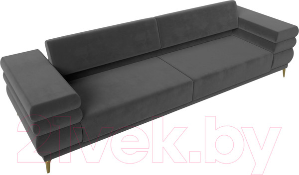 Изображение товара Диван Лига Диванов Лига-021 / 119119 (велюр серый)