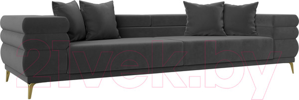 Изображение товара Диван Лига Диванов Лига-021 / 119119 (велюр серый)