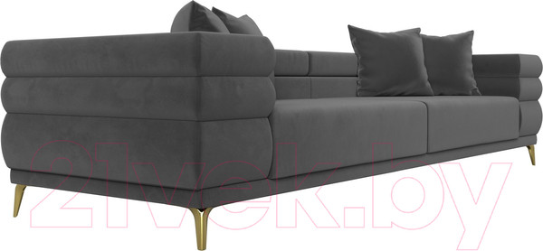 Изображение товара Диван Лига Диванов Лига-021 / 119119 (велюр серый)