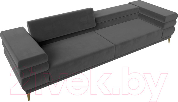 Изображение товара Диван Лига Диванов Лига-021 / 119119 (велюр серый)