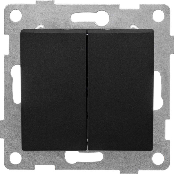 Изображение товара Выключатель Gusi Electric Bravo С10В2-010 (графит)