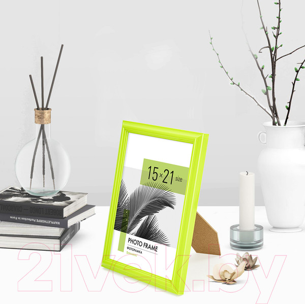 Изображение товара Рамка Brauberg Colorful / 391243 (салатовый)
