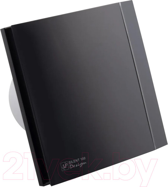 Изображение товара Вентилятор накладной Soler&Palau Silent-100 CRZ Matt Black Design / 5210401500-011000